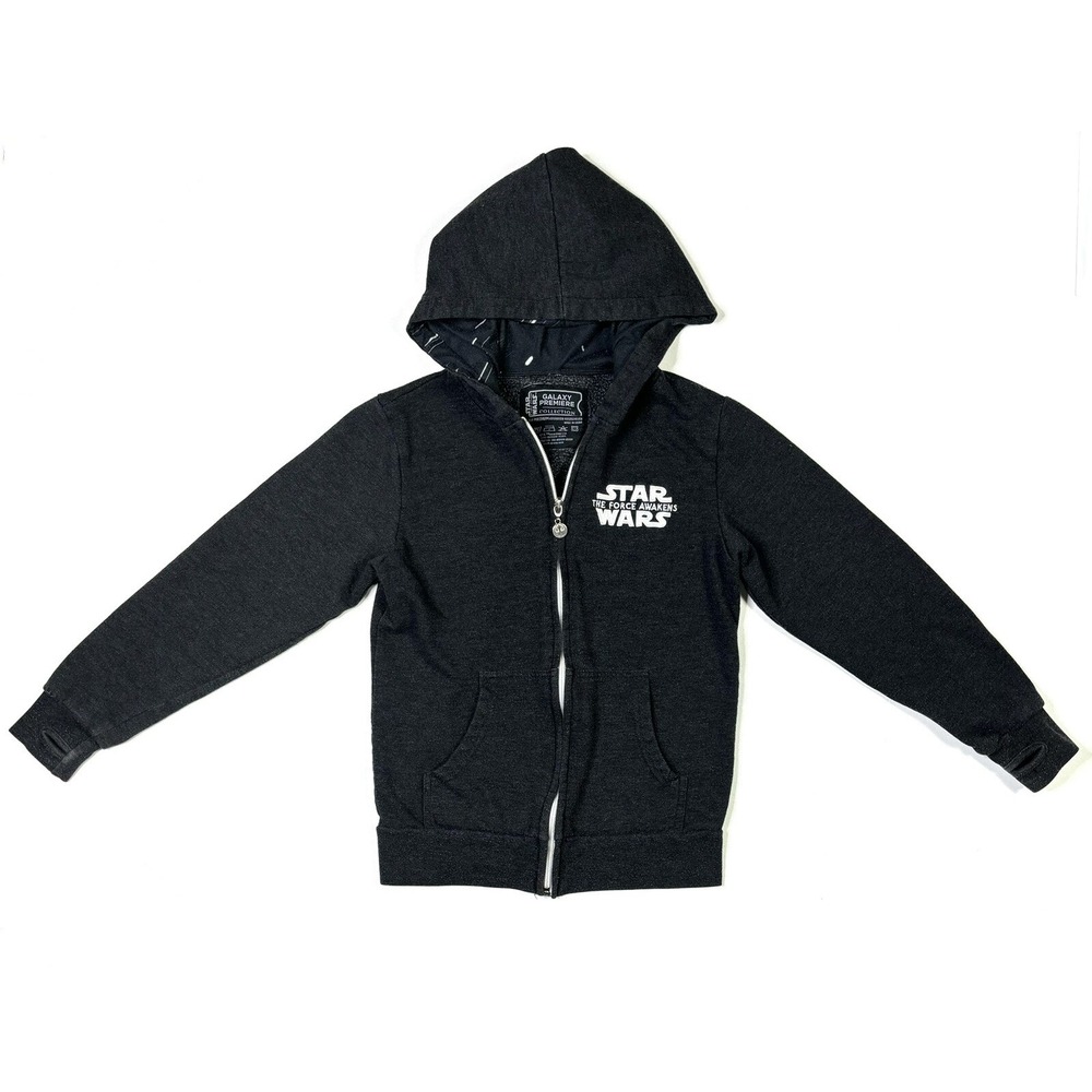Star Wars Galaxy Premiere Hoodie Youth Medium Force Awakens Full Zip